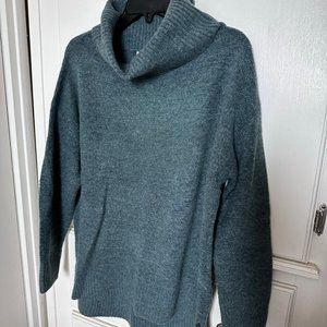 Old Navy Womens M Oversized Cowl Neck Sweater Aqua